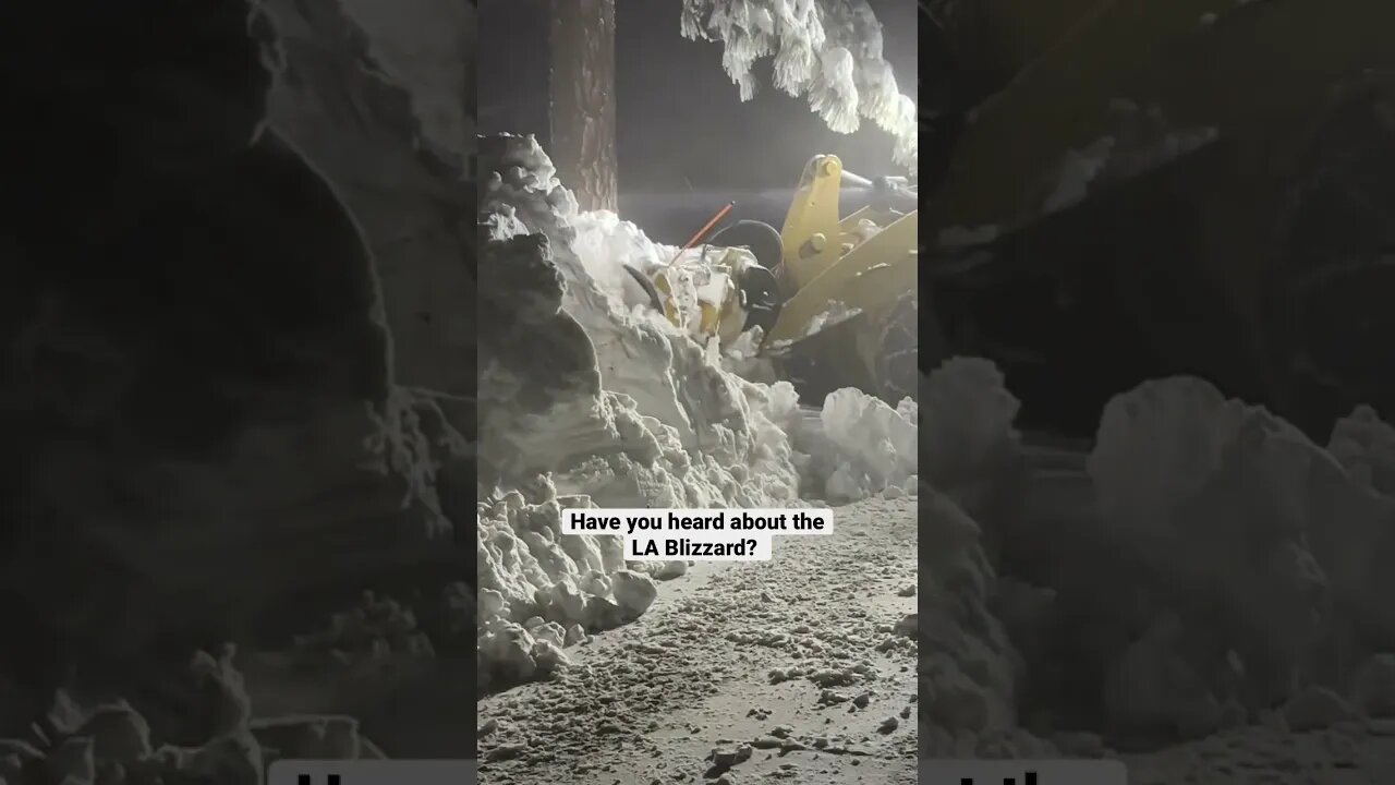 Entire communities buried in snow. #GreaterLosAngeles #Blizzard