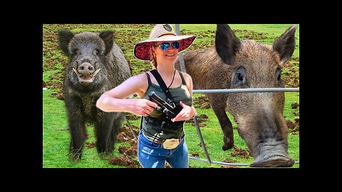 She Goes Wild! HOG HUNTING Start to Finish with Lori
