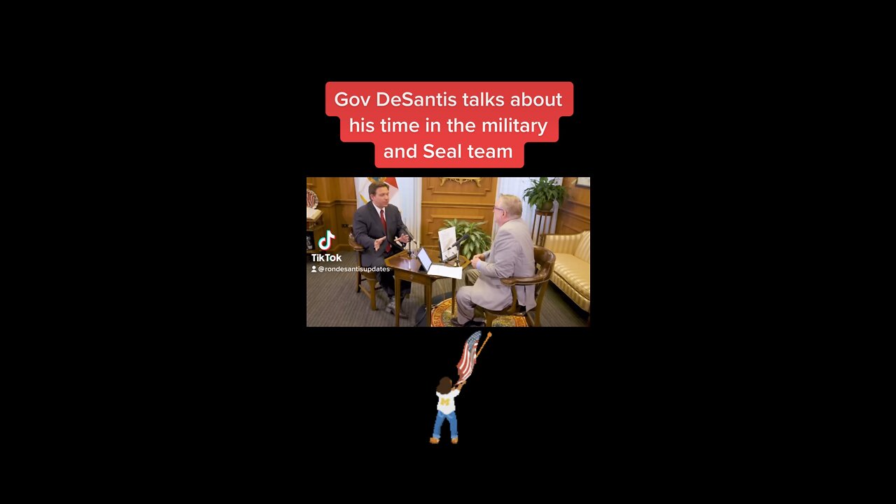 Gov DeSantis talks about his time in the military and SEAL Team One | Joe Biden | Trump | Bongino