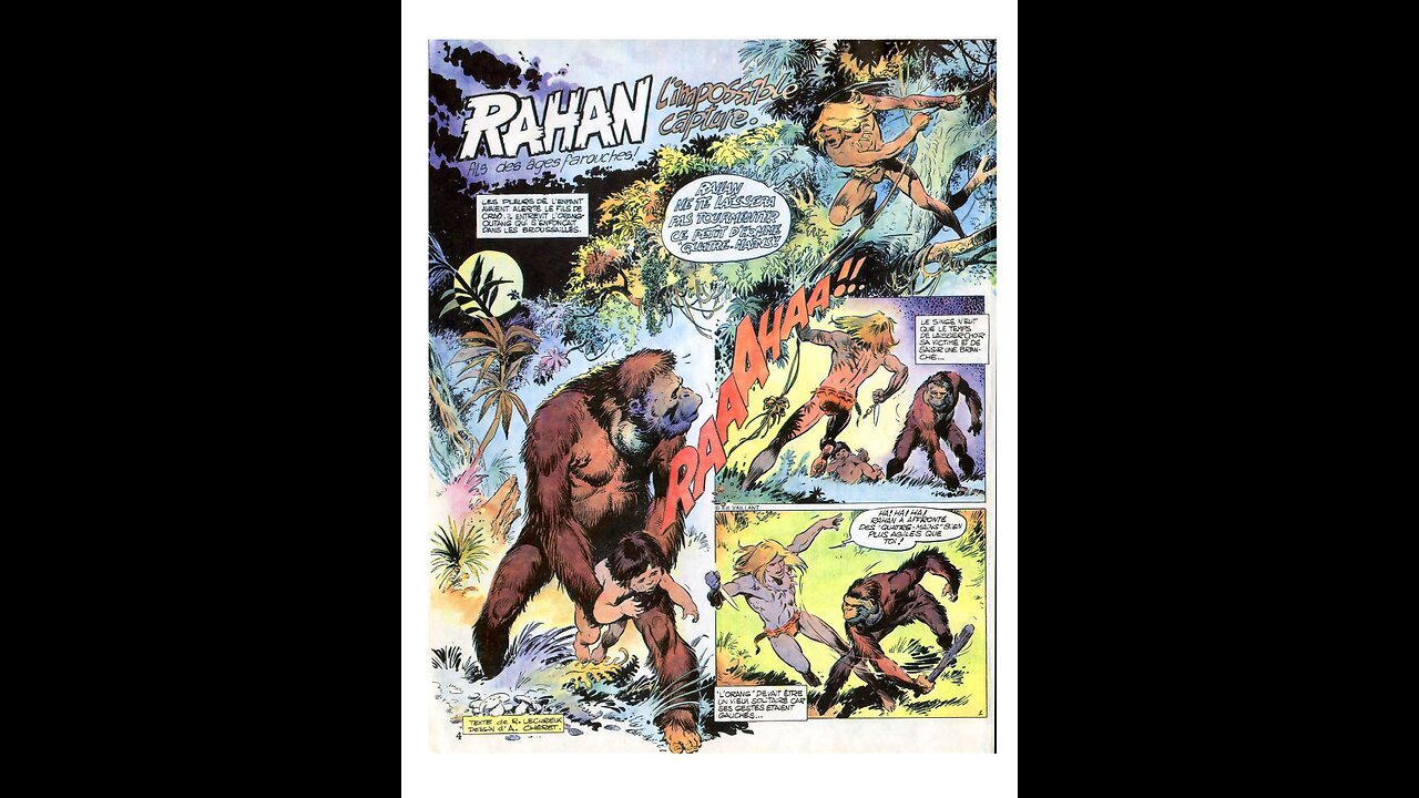 Rahan. Episode One Hundred and Six. By Roger Lecureux. A Puke (TM) Comic.
