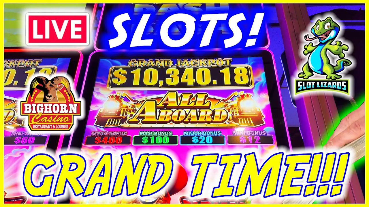 🔴 LIVE SLOTS! LET'S HIT GRAND MASSIVE JACKPOTS! BIGHORN CASINO!