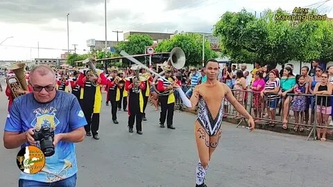 BANDA MARCIAL EURICO PFISTERER 2023 NO 8º ENCONTRO DE BANDAS E FANFARRAS 2023 NO MUNICÍPIO DE FEIRA