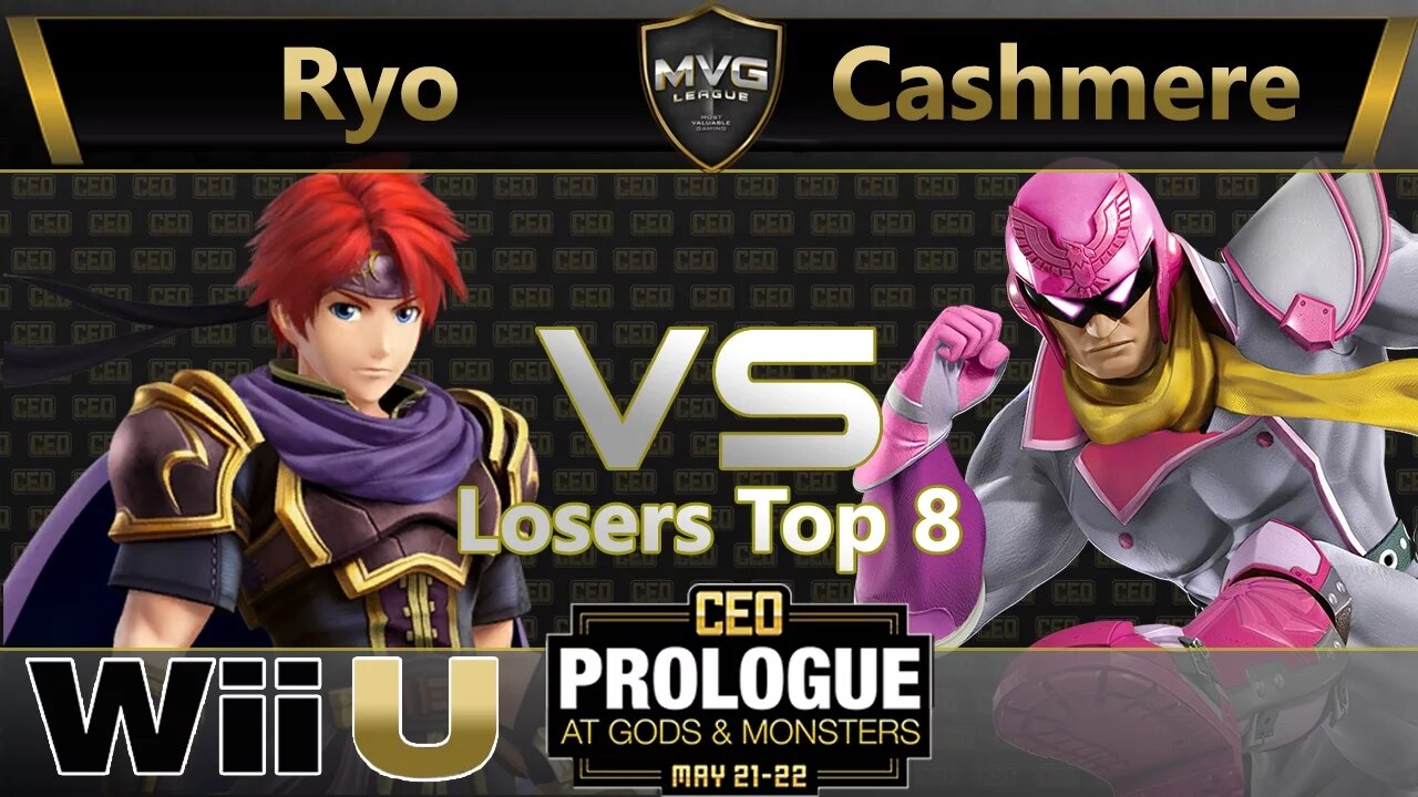 MVG|Ryo (Roy & Ike) vs. Cashmere (C. Falcon) - Losers Top 8 - CEO Prologue