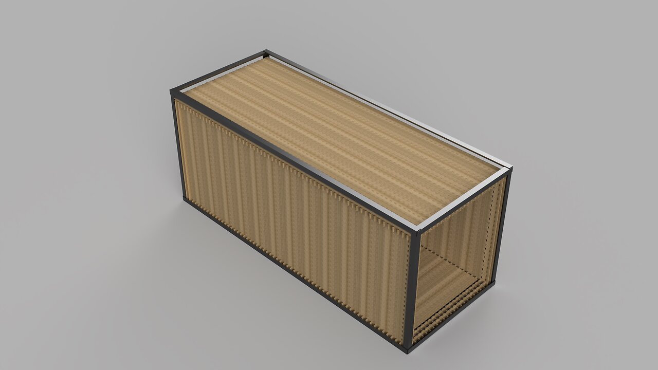 Interleaved Plank Container