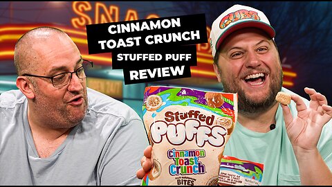 Stuffed Puffs Cinnamon Toast Crunch Marshmallow Bites Review!