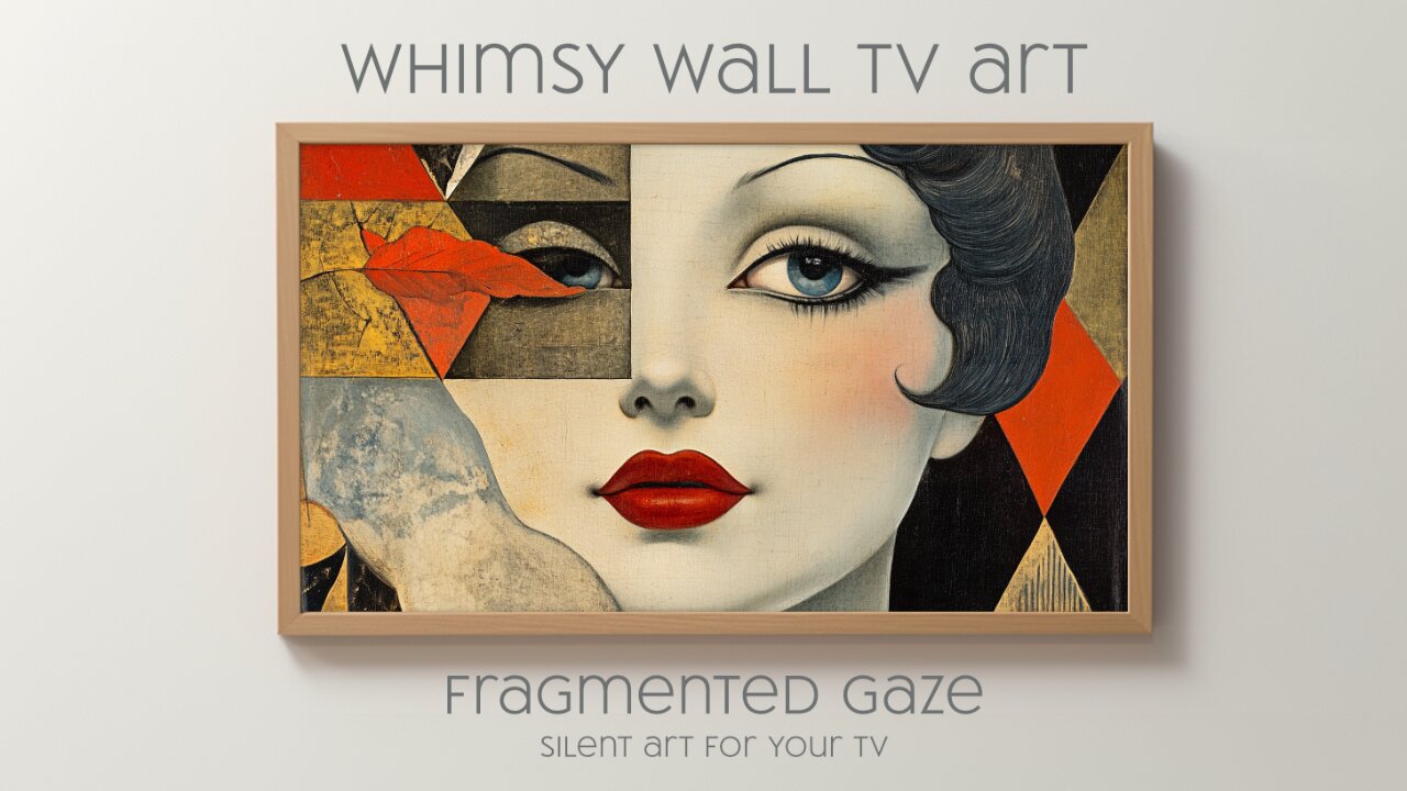 Fragmented Gaze: Silent Art for Your TV | Abstract Beauty