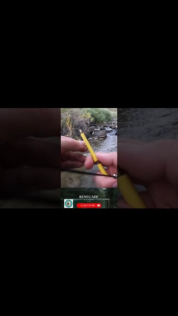 This is the fastest way to tie on a fly