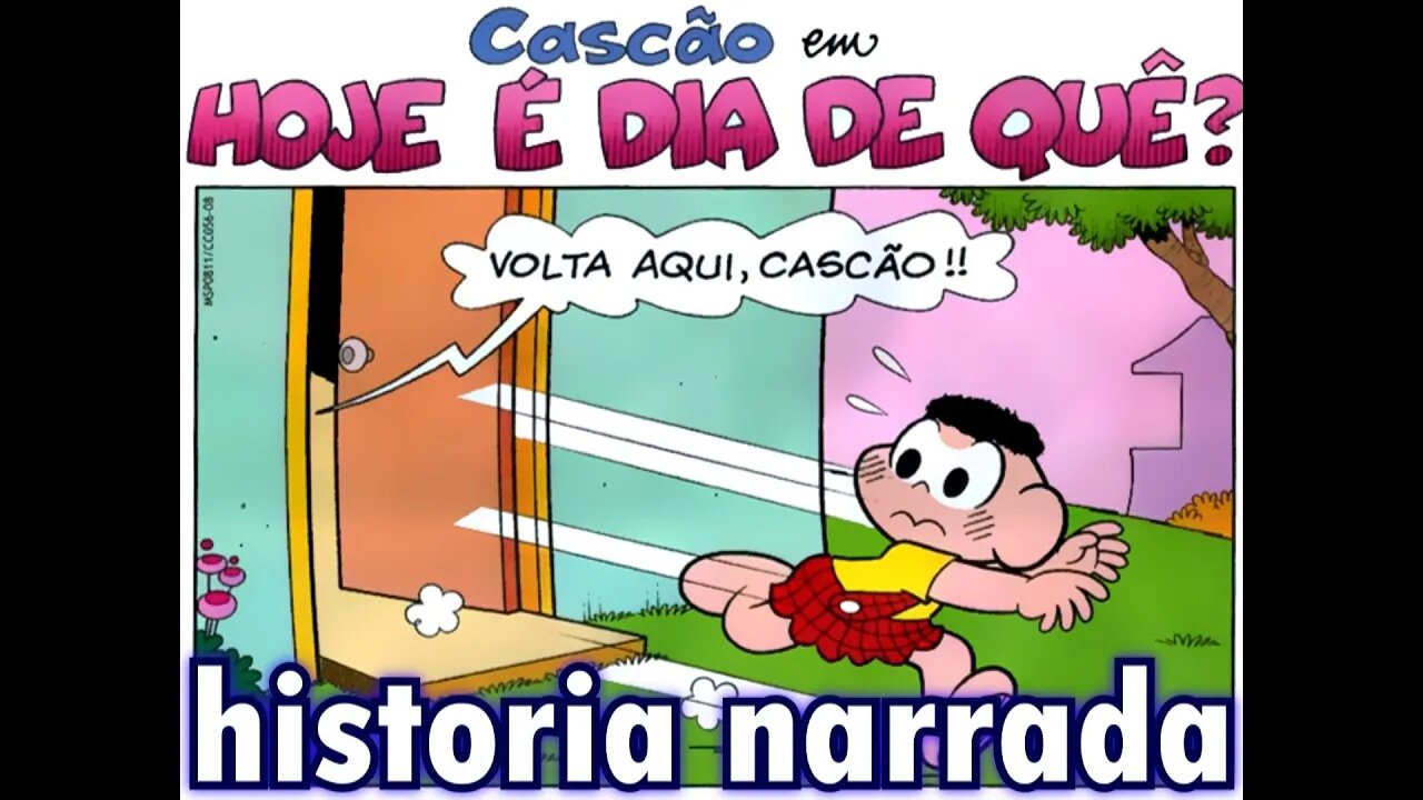 Cascão em-Hoje é dia de quê? | Gibis do Rapha