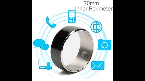 Amorphous Titanium Alloy Smart Ring, Waterproof & Dustproof, Health Tracker