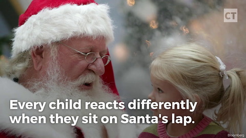 Photo Catches Baby's Secret ASL Message During Santa Visit