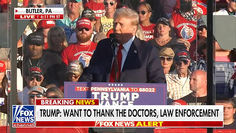 Trump On Return To Butler, Pennsylvania: Tonight, I'm Back In The Aftermath Of Tragedy