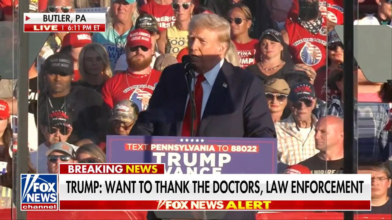 Trump On Return To Butler, Pennsylvania: Tonight, I'm Back In The Aftermath Of Tragedy