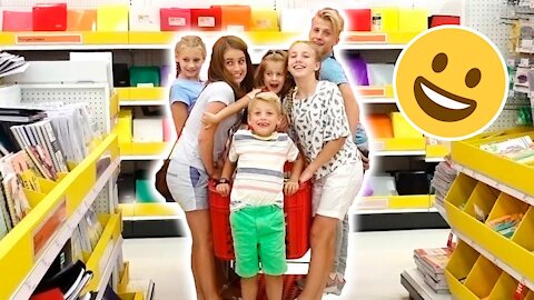 Back to School Supplies for SIX Kids!