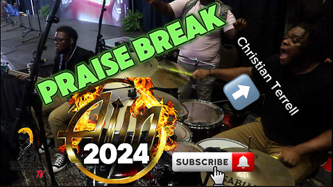 Christian Terrell Smackin on Drums at COGIC AIM 2024 #praisebreak