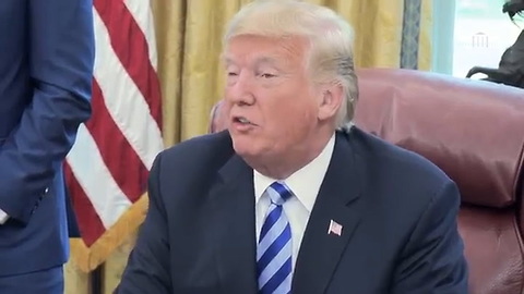 Trump Gives Reporters ‘Red Card’ While Meeting With FIFA President