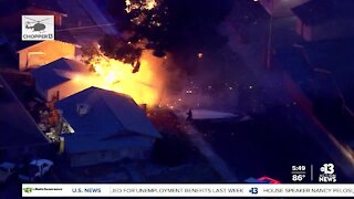 House fire near Brand Street/Twining Avenue