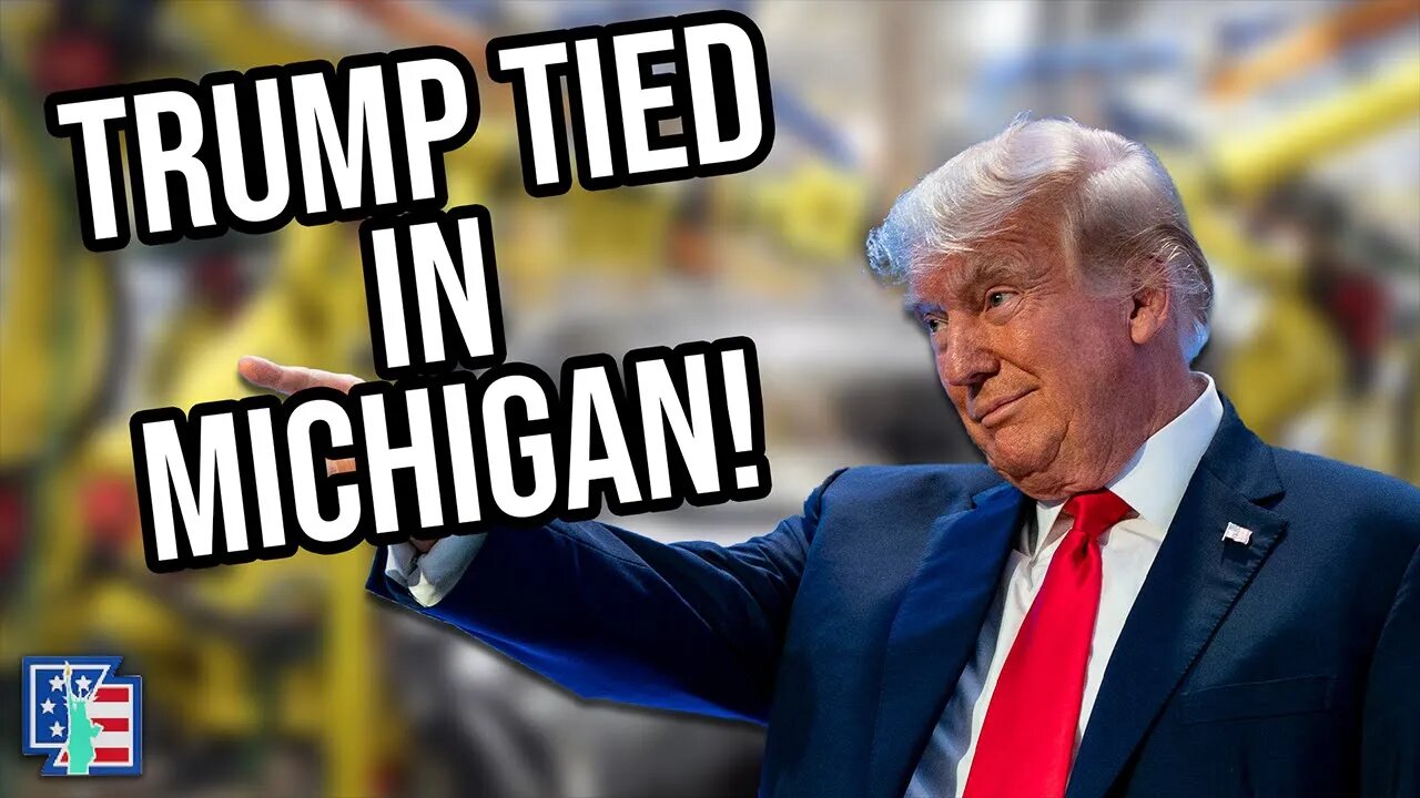 Trump Is Tied In Michigan With Biden!