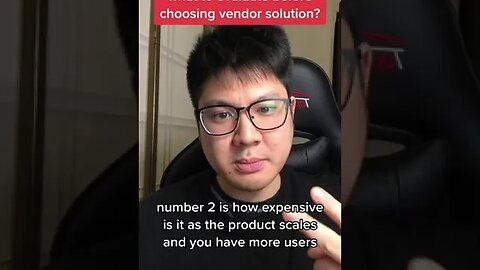 What to evaluate before going with a vendor solution?