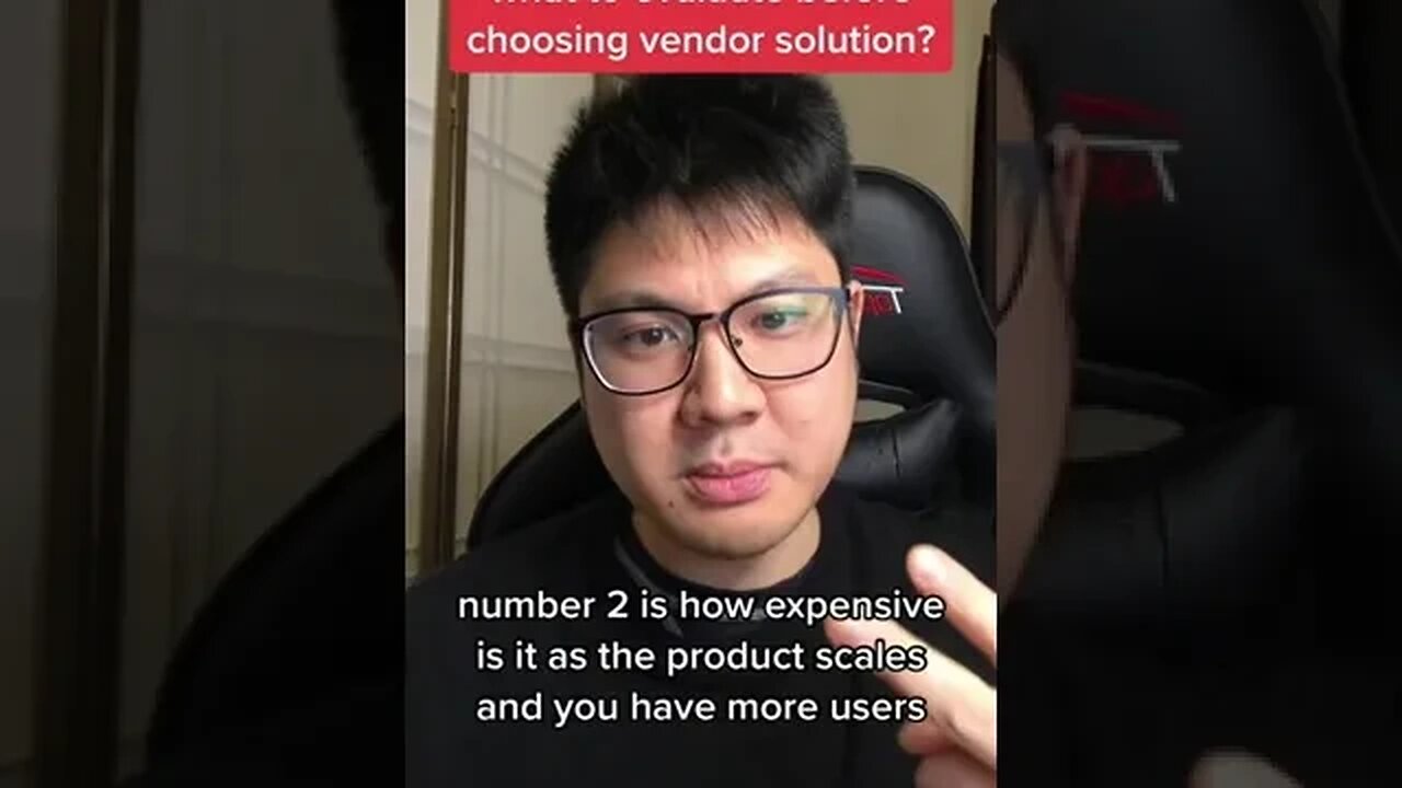 What to evaluate before going with a vendor solution?