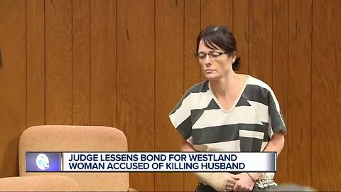 Judge lessens bond for Westland woman accused of killing husband