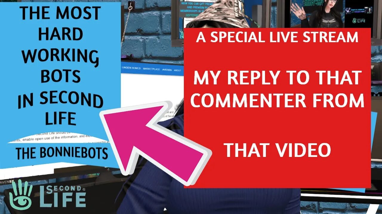 Those Second Life Bonnie Bots: A video reply to that special commenter.
