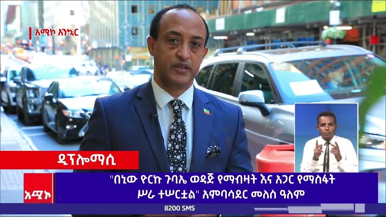 "በኒው ዮርኩ ጉባኤ ወዳጅ የማብዛት እና አጋር የማስፋት ሥራ ተሠርቷል" አምባሳደር መለስ ዓለም