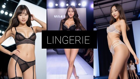 [ AI Lookbook ] AI Art Beauties in LINGERIE Fashion Show #fashionshow #aiart #runway