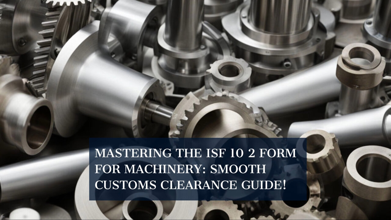 Mastering ISF 10 2 for Machinery Imports: A Guide to Smooth Customs Clearance