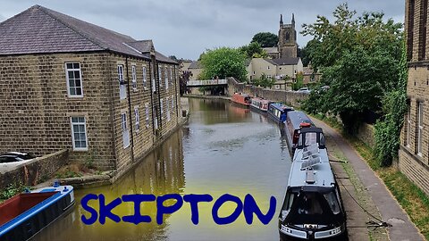 Skipton. It was a pleasant canal cruise