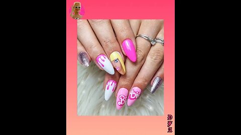 UNHAS DECORADAS DA BARBIE #nails #nailsart #nailstyle #barbie #unhas #barbiegirl #unhasdecoradas