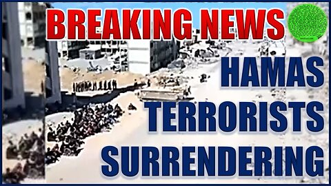 🚨100s HAMAS TERRORISTS SURRENDERING [34secs] v.2