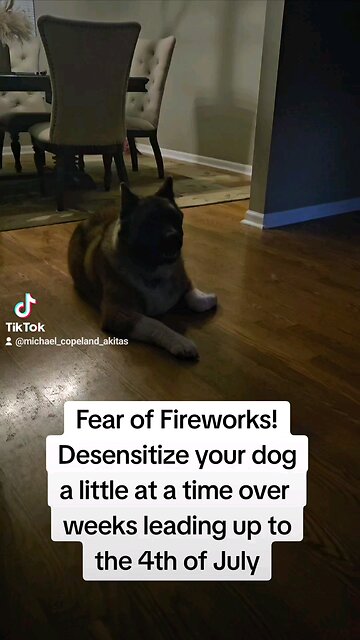 Fear of Fireworks? Slow Densitization.