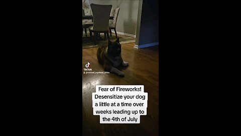 Fear of Fireworks? Slow Densitization.