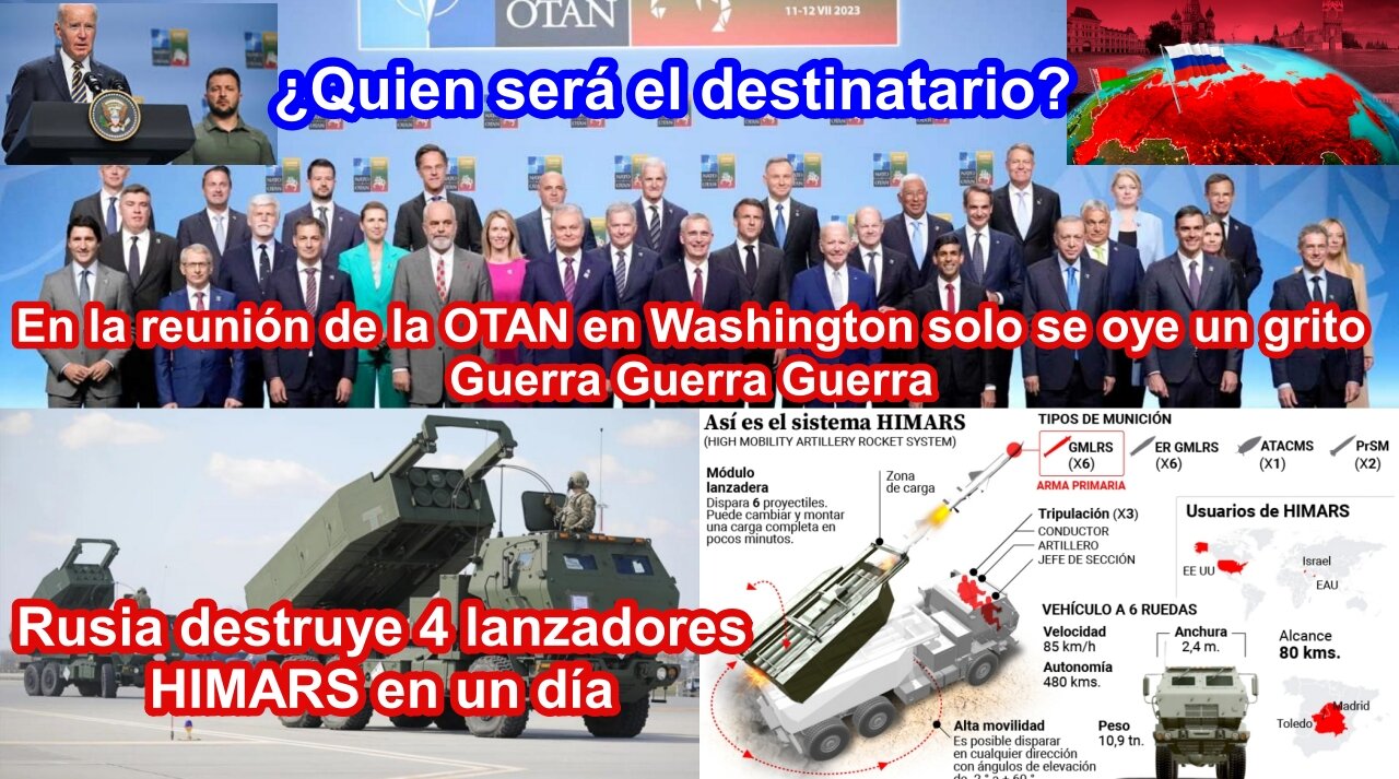 La OTAN promete el envío masivo de Patriots y dinero a Ucrania y reafirma su meta de detener a Putin