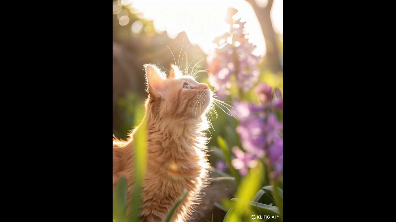 cute cat Good morning 🌅🌄