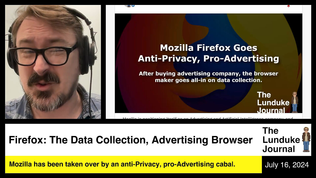Firefox: The Data Collection, Advertising Browser