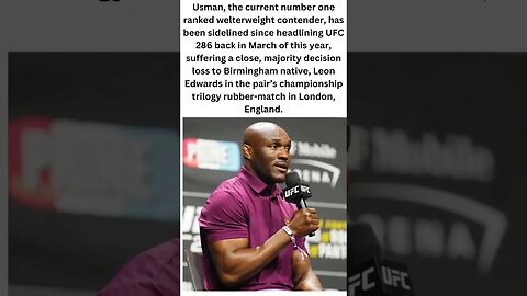 Kamaru Usman asserts Despite a failed fight, Khamzat Chimaev maintains 'flirting' with him online.