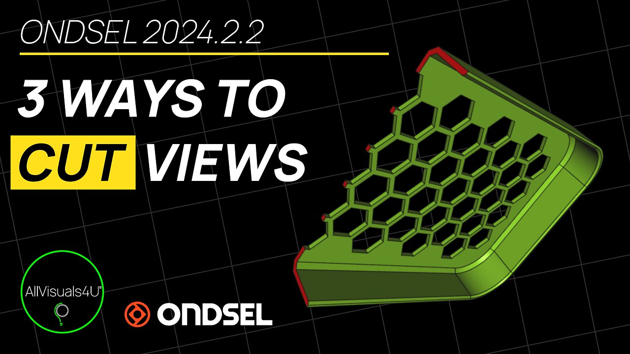 ⏱ TIMELAPSE ✂ 3 Ways To Cut Views In Ondsel - Ondsel ES - Ondsel Tutorial - Ondsel FreeCAD