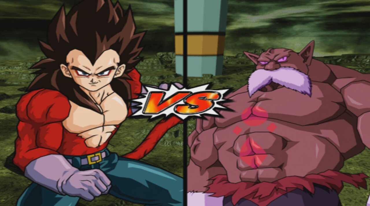 SSJ 4 Vegeta VS God Of Destruction Toppo - DBZ Budokai Tenkaichi 4