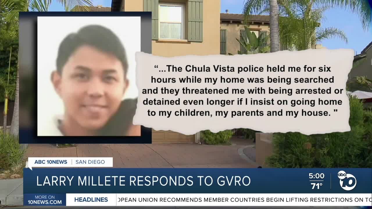 Husband of missing Chula Vista mom responds to gun violence restraining order