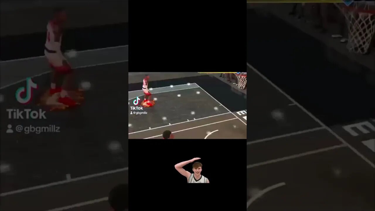 Idk why he jumped 😂 #gaming #nba2k23 #currentgen #youtubeshorts #2k