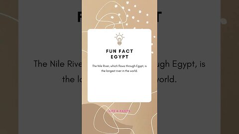 Fun Facts Egypt