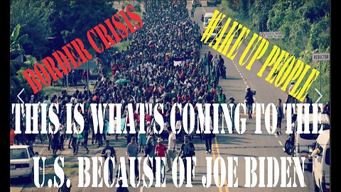 THE BIGGEST ATTACK ON THE UNITED STATES IS HAPPENING AT THE SOUTHERN BORDER THANKS TO BIDEN!