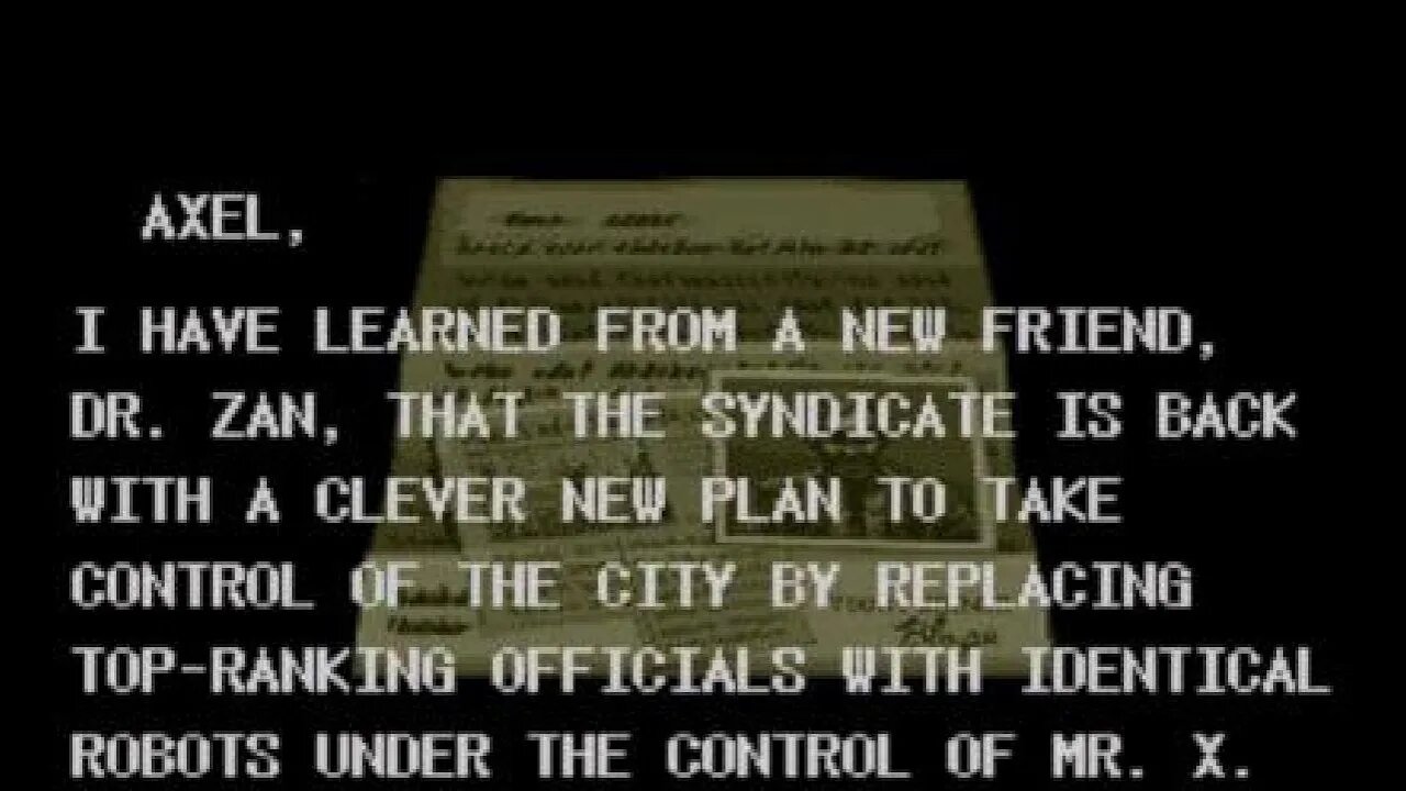 Streets of Rage 3 -Intro-