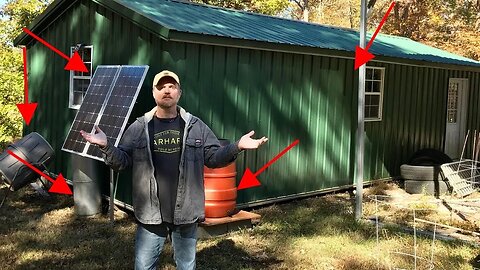 Life in an Off-Grid Cabin - 14x36 Tiny Home