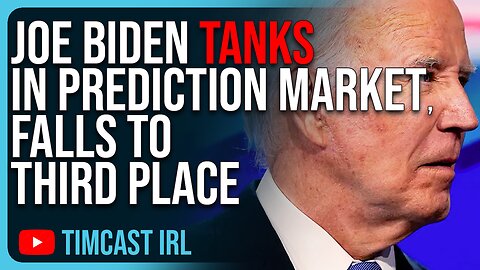 Joe Biden TANKS In Prediction Market, Falls To THIRD Place, He Is DONE