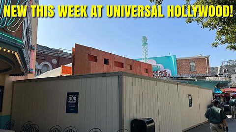 What’s New This Week At Universal Studios Hollywood! Halloween Horror Nights Construction Ramps Up!