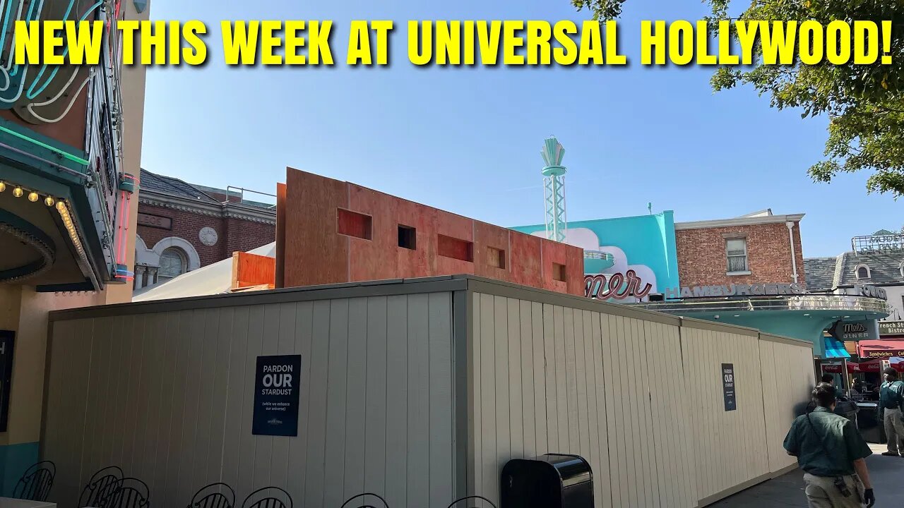 What’s New This Week At Universal Studios Hollywood! Halloween Horror Nights Construction Ramps Up!