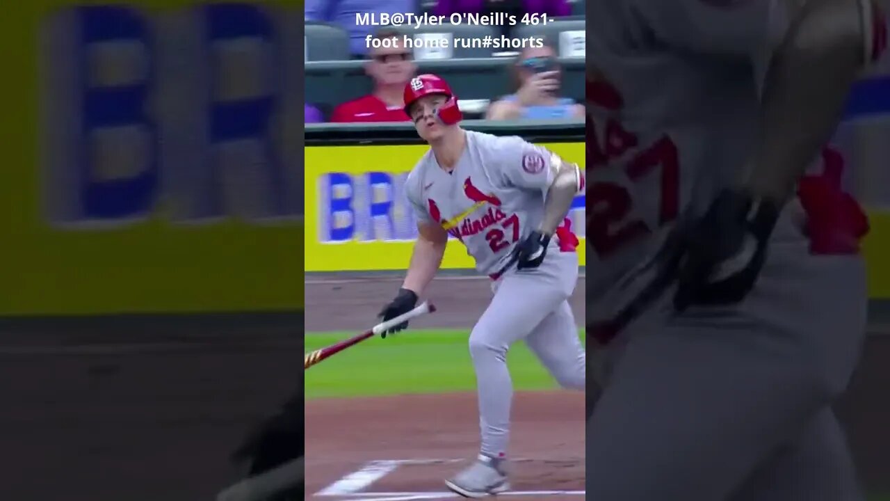 MLB@Tyler O'Neill's 461 foot home run#shorts