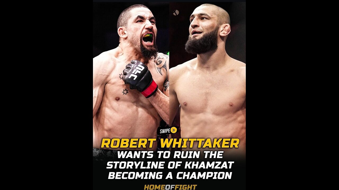 Robert Whittaker Believes he can stop Khamzat Chimaev 👀 #ufcnews #mmanews